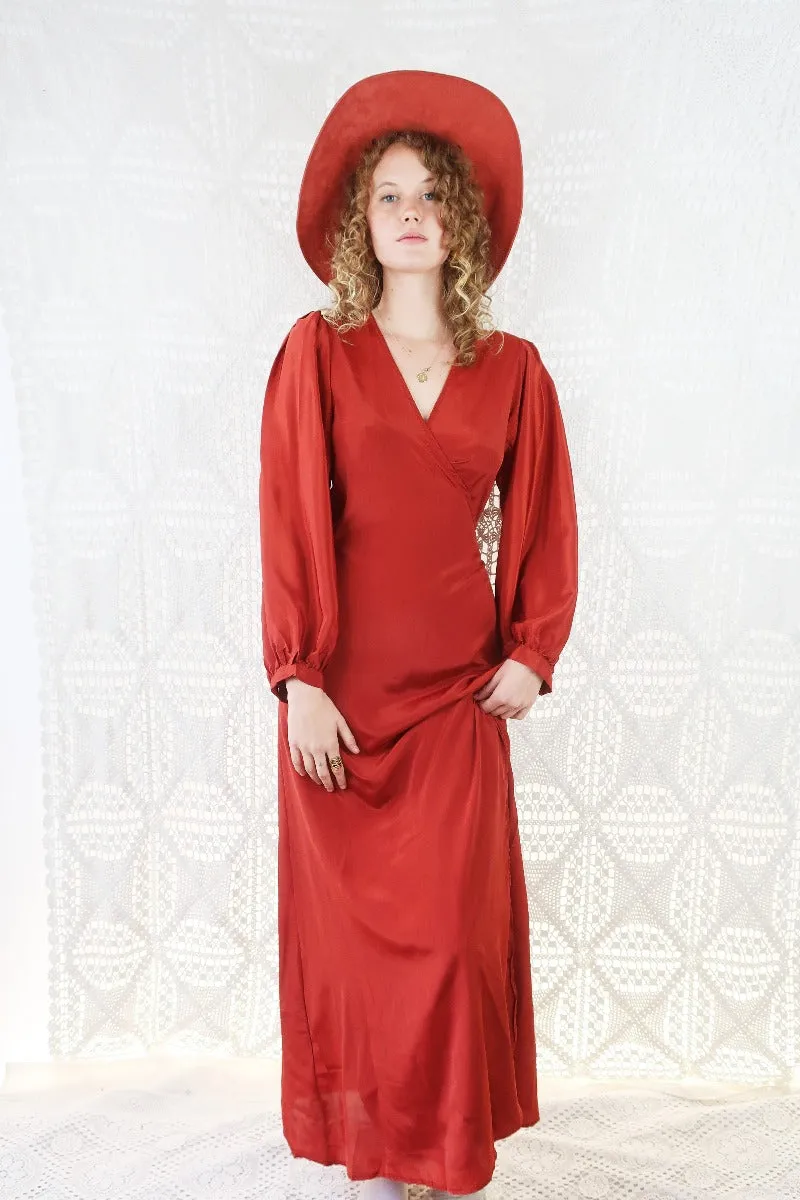 25% OFF Khroma Lola Wrap Dress in Chili Red