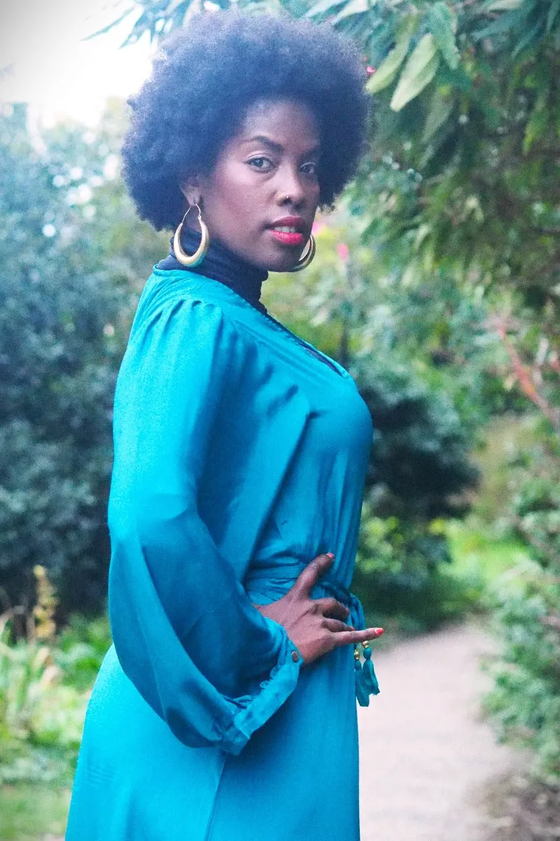 25% OFF Khroma Lola Wrap Dress in Persian Teal
