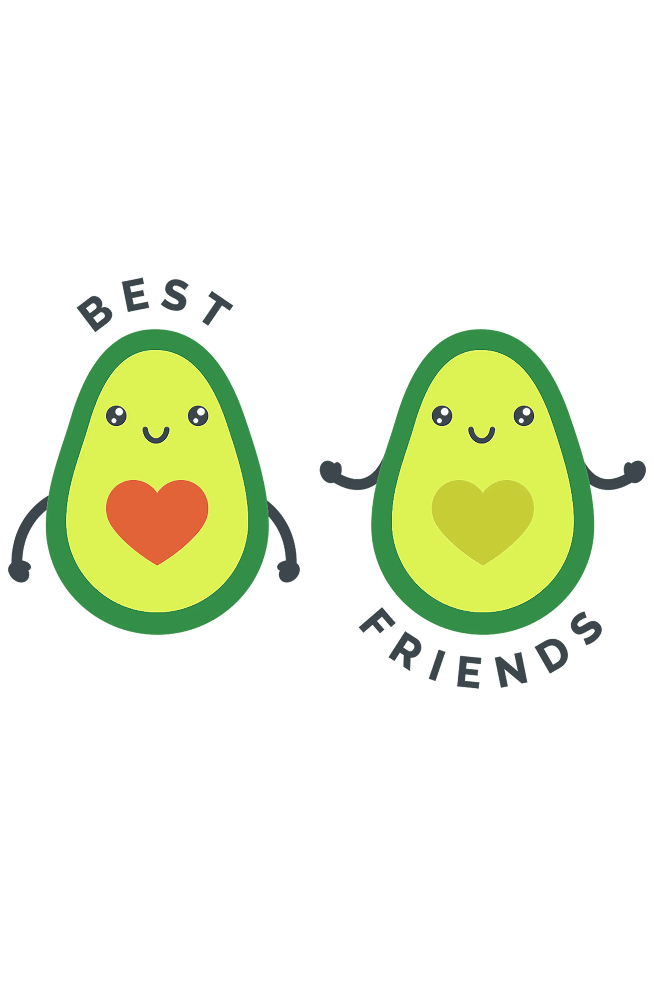 Avocado Friends Printed Oversized T-shirt for women