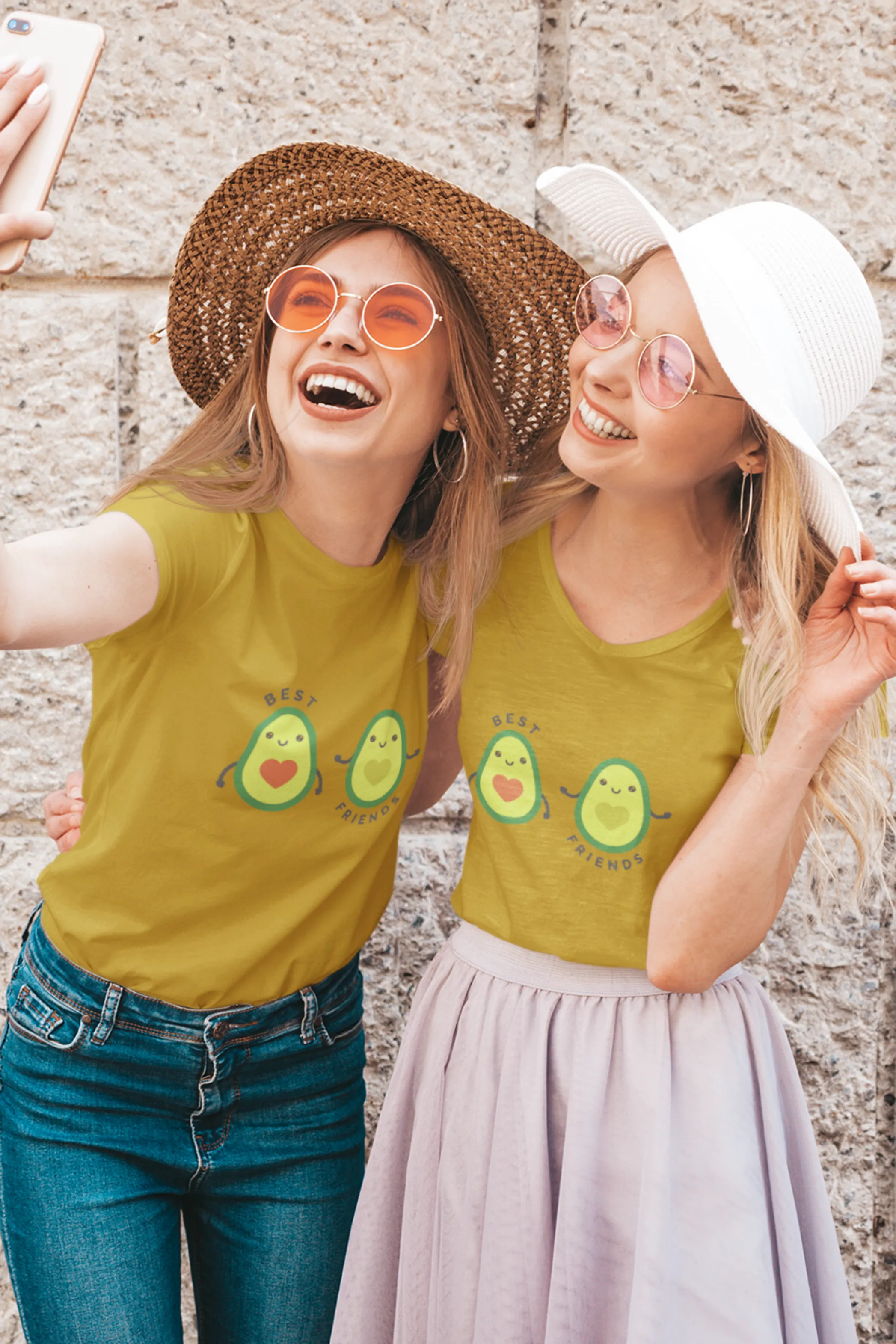 Avocado Friends Printed T-shirt for women