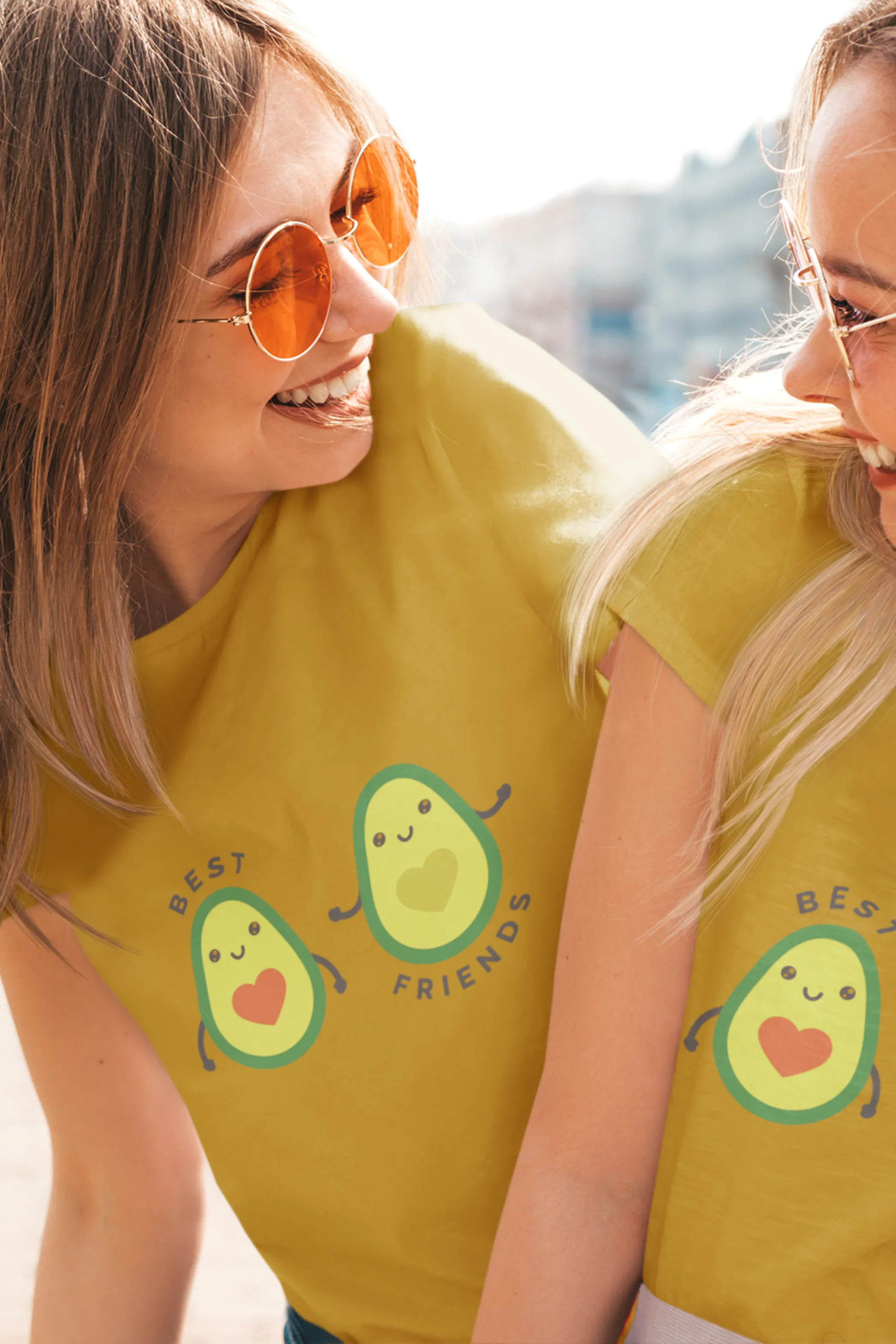 Avocado Friends Printed T-shirt for women