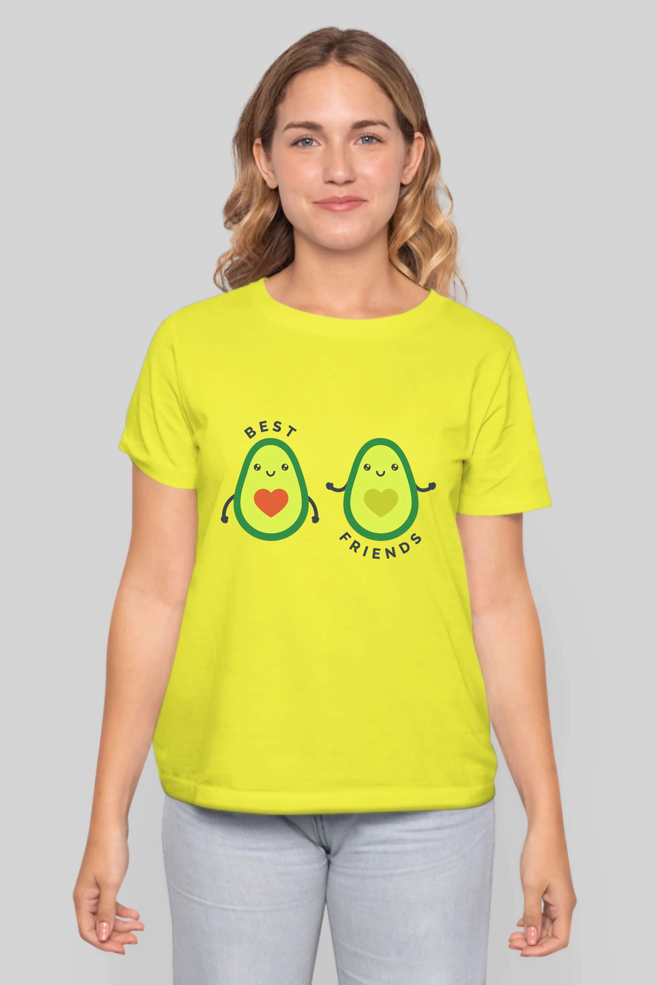Avocado Friends Printed T-shirt for women