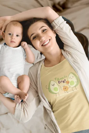 Avocado Love Printed Scoop Neck T-shirt for women