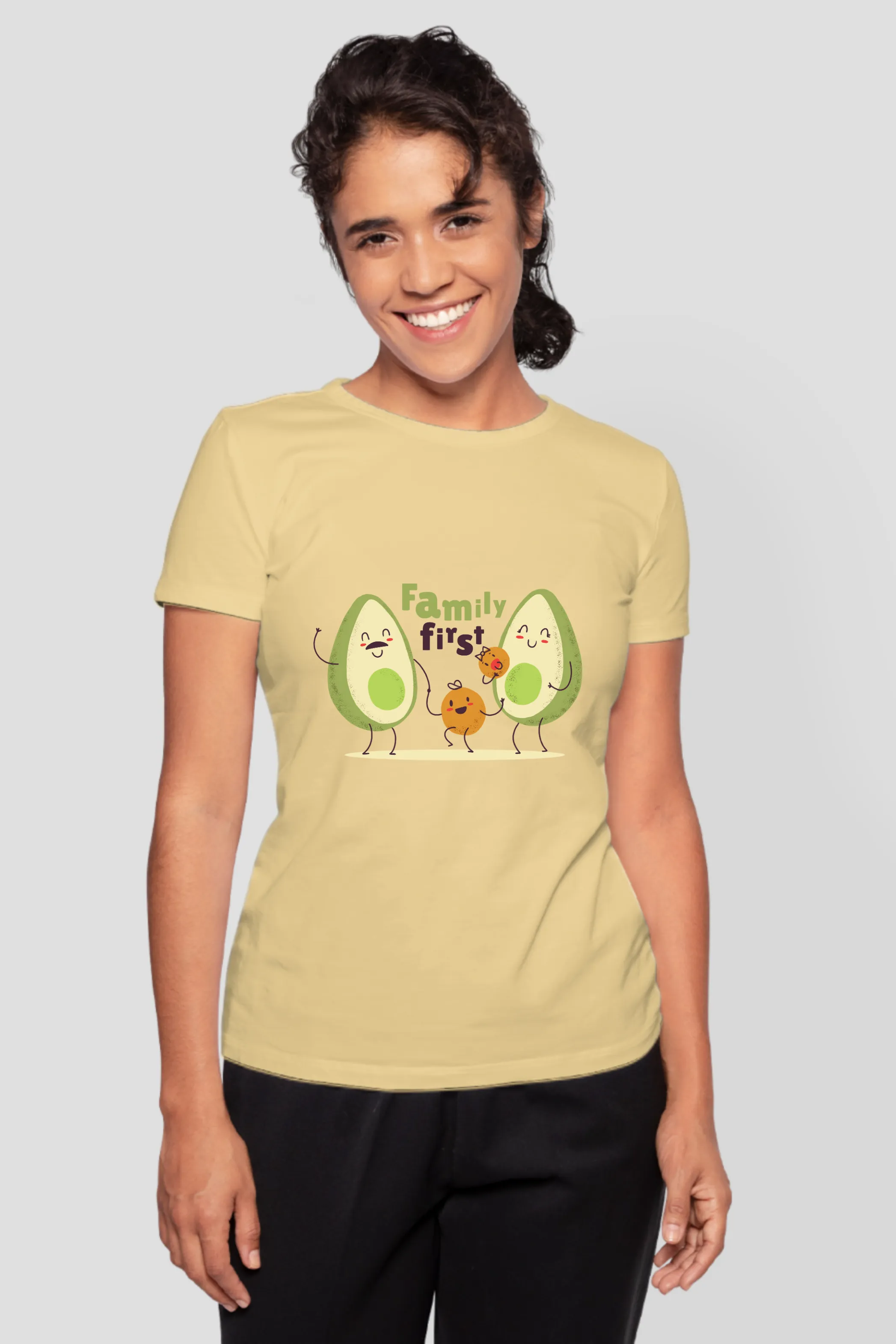 Avocado Love Printed T-shirt for women