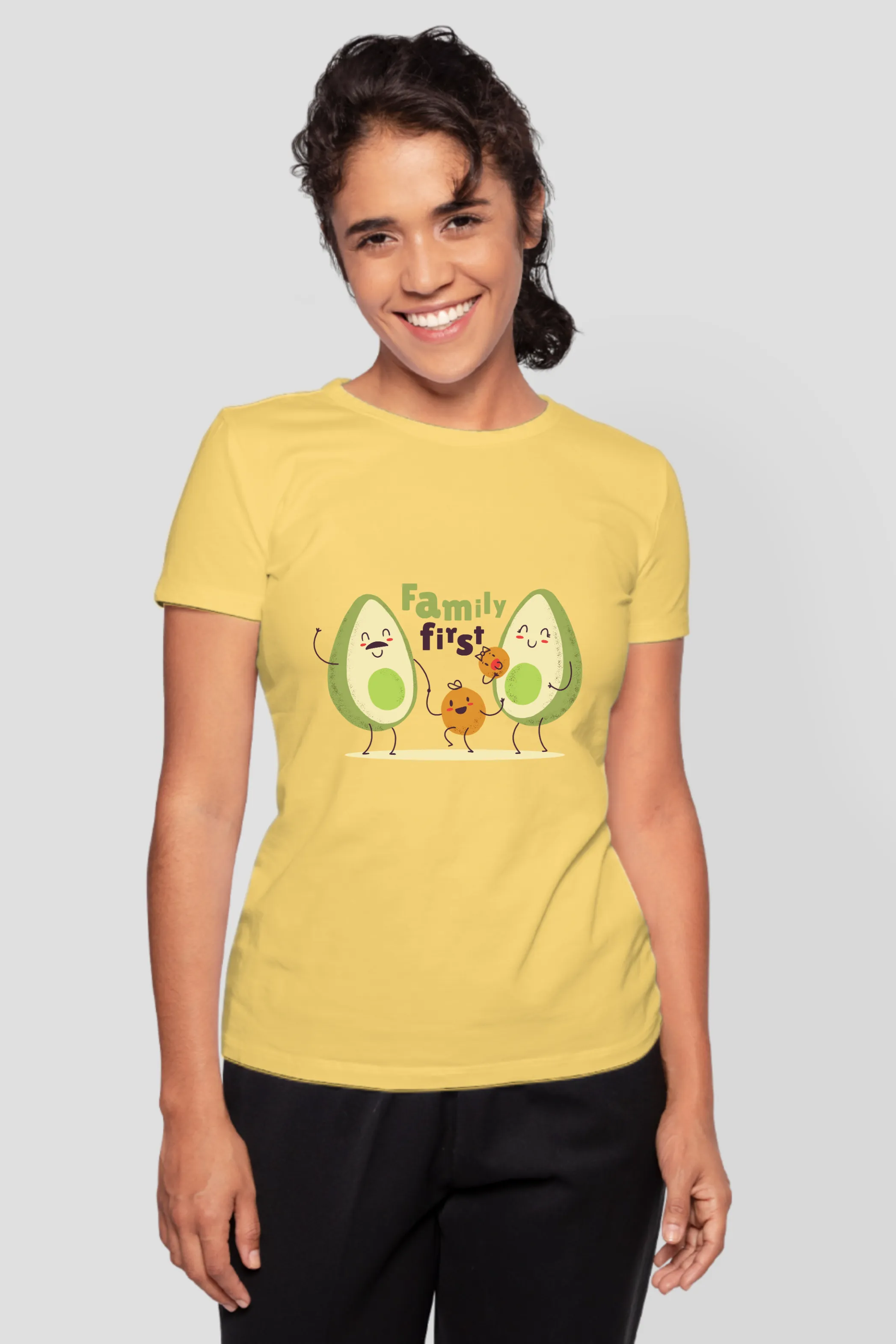 Avocado Love Printed T-shirt for women
