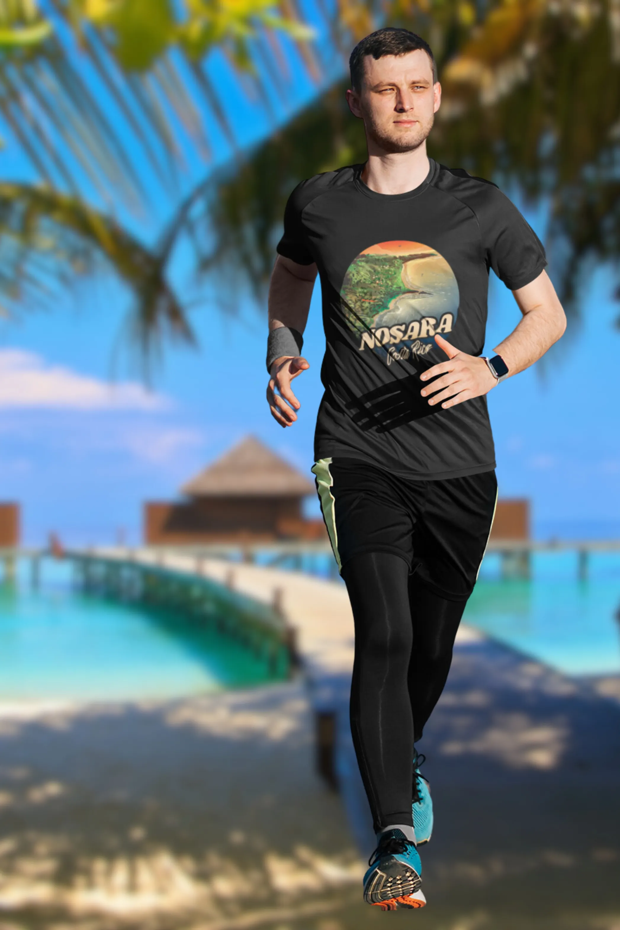 Beach Life Bliss Printed T-shirt for men