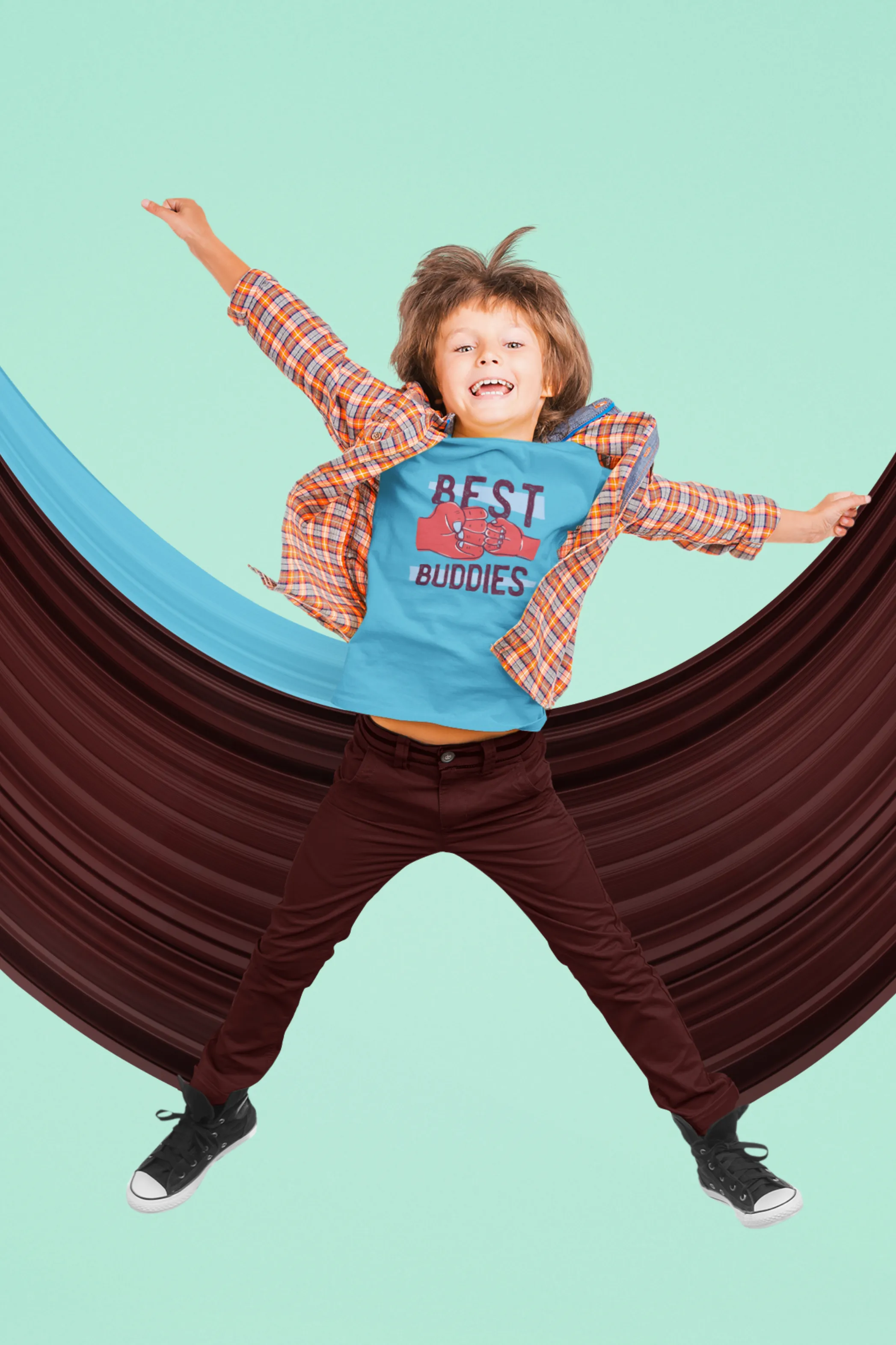 Best Buddies Printed T-shirt for boy