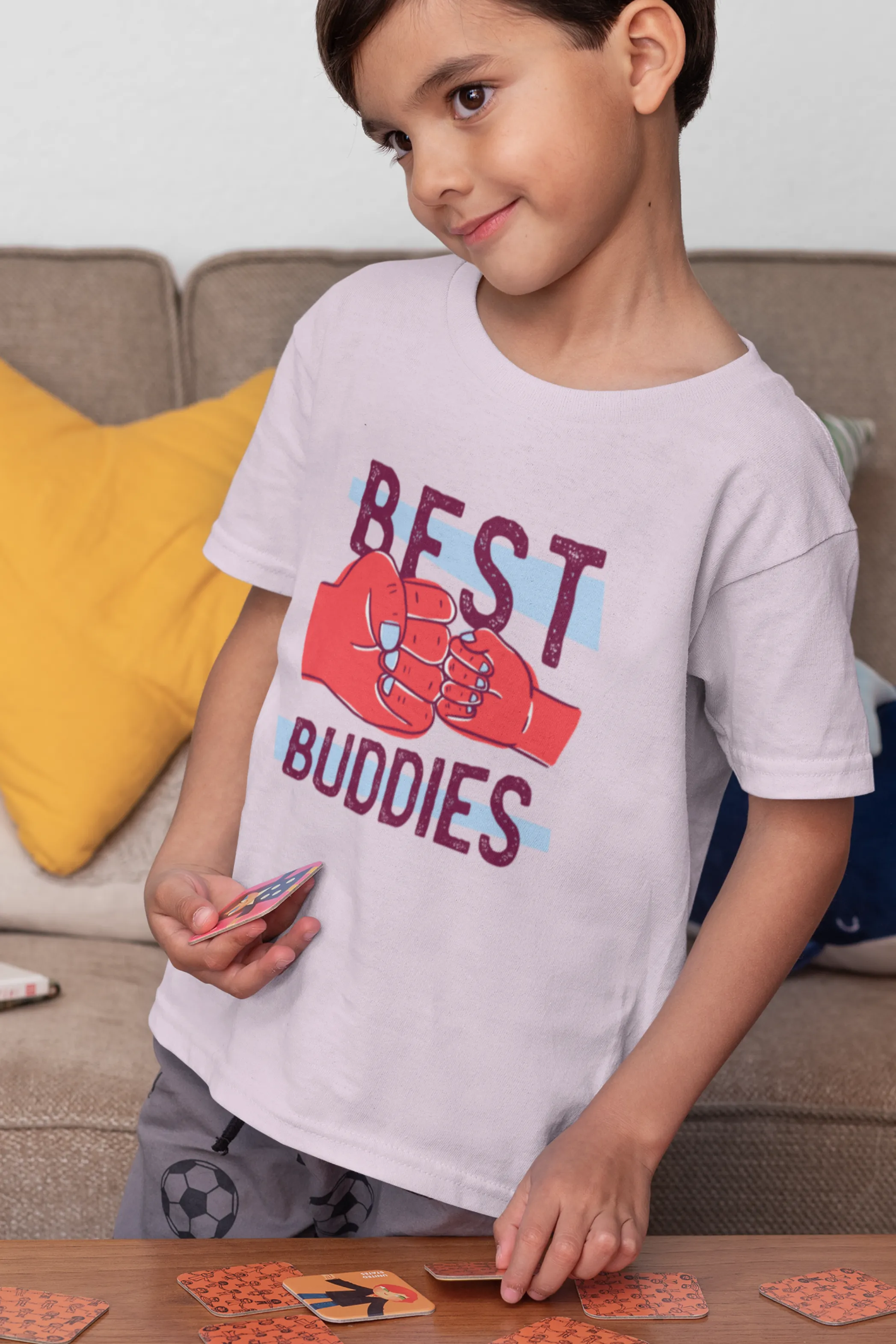 Best Buddies Printed T-shirt for boy