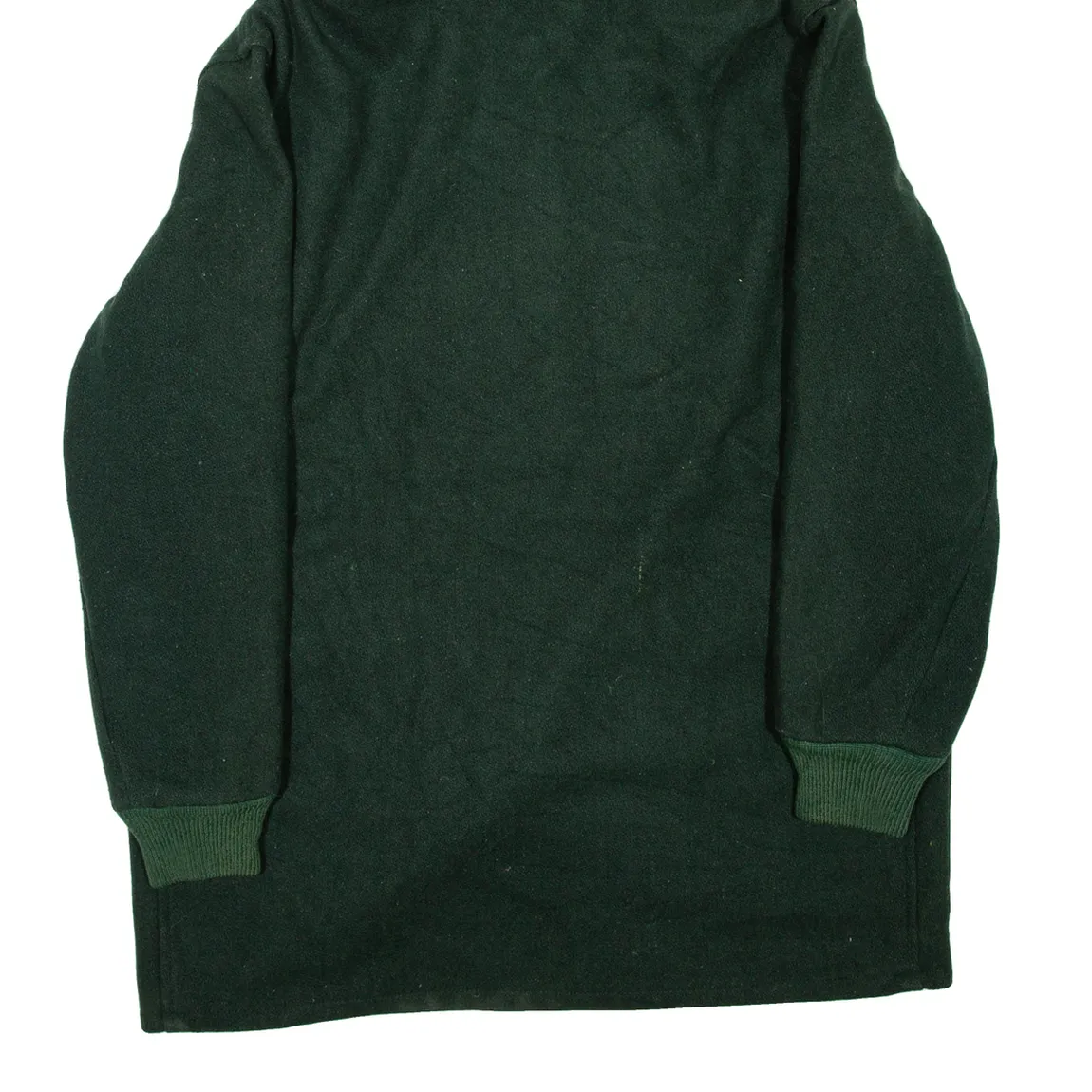 CHAMPION Mens Overcoat Coat Green 90s Hooded XL