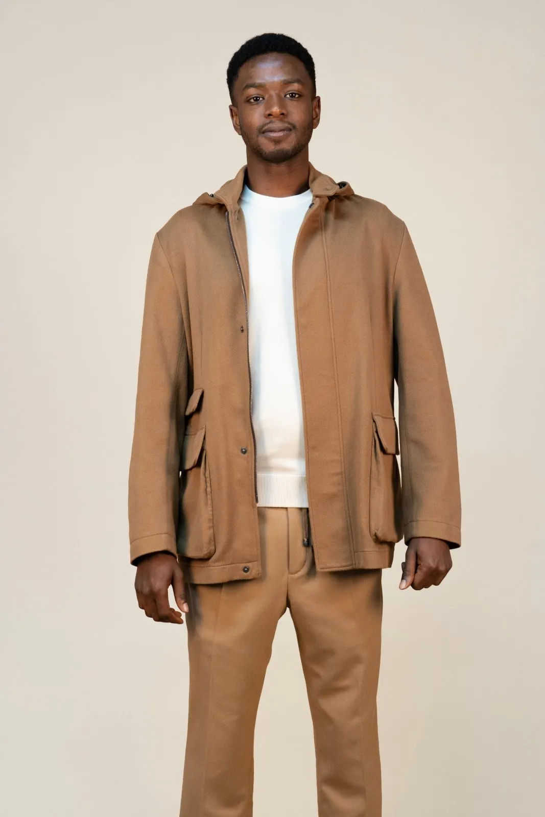 Golden Cashmere Parka