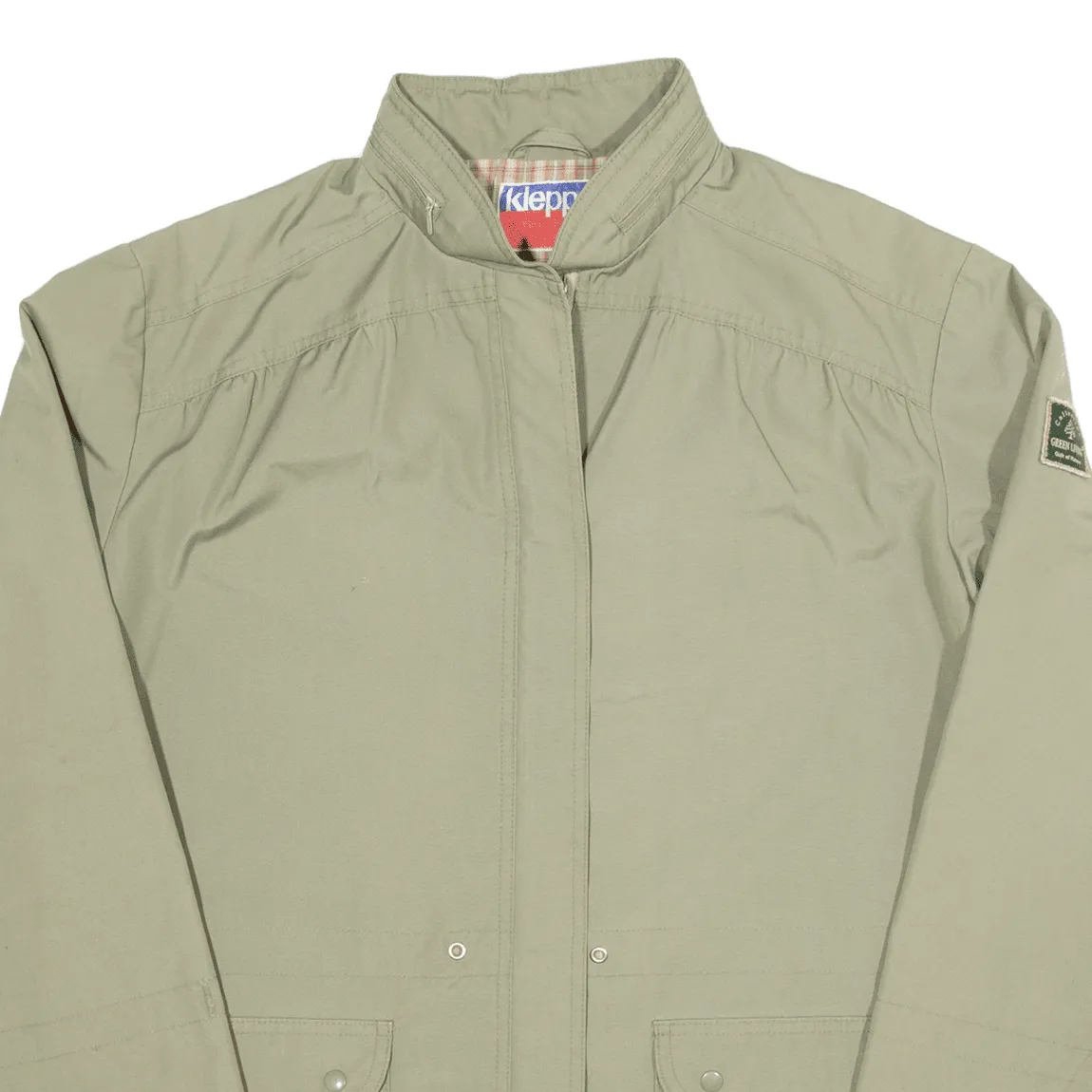 KLEPPER Womens Overcoat Jacket Green 90s L