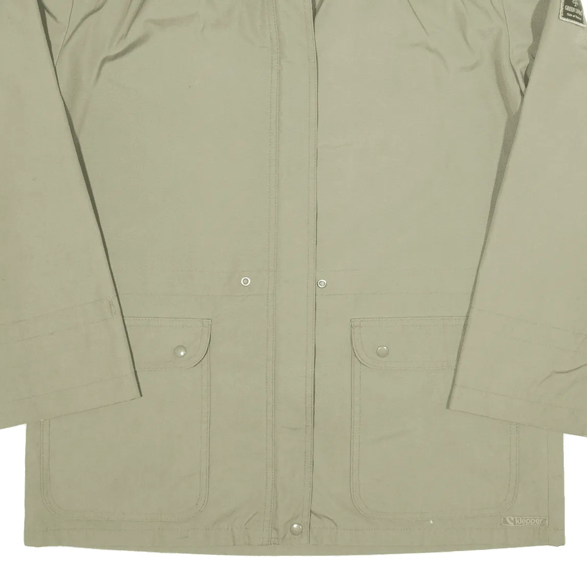 KLEPPER Womens Overcoat Jacket Green 90s L
