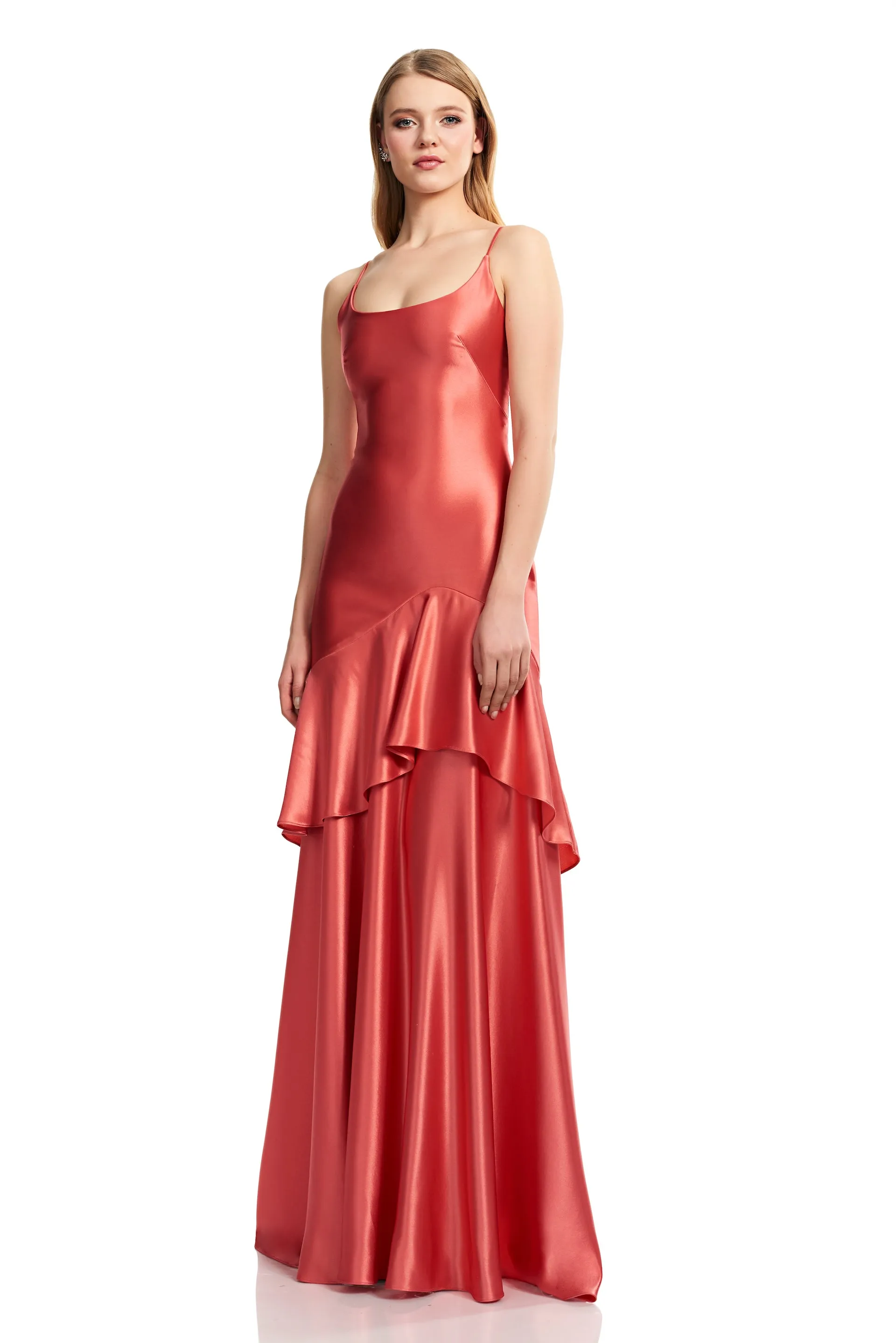 Satin Spaghetti Strap Dress