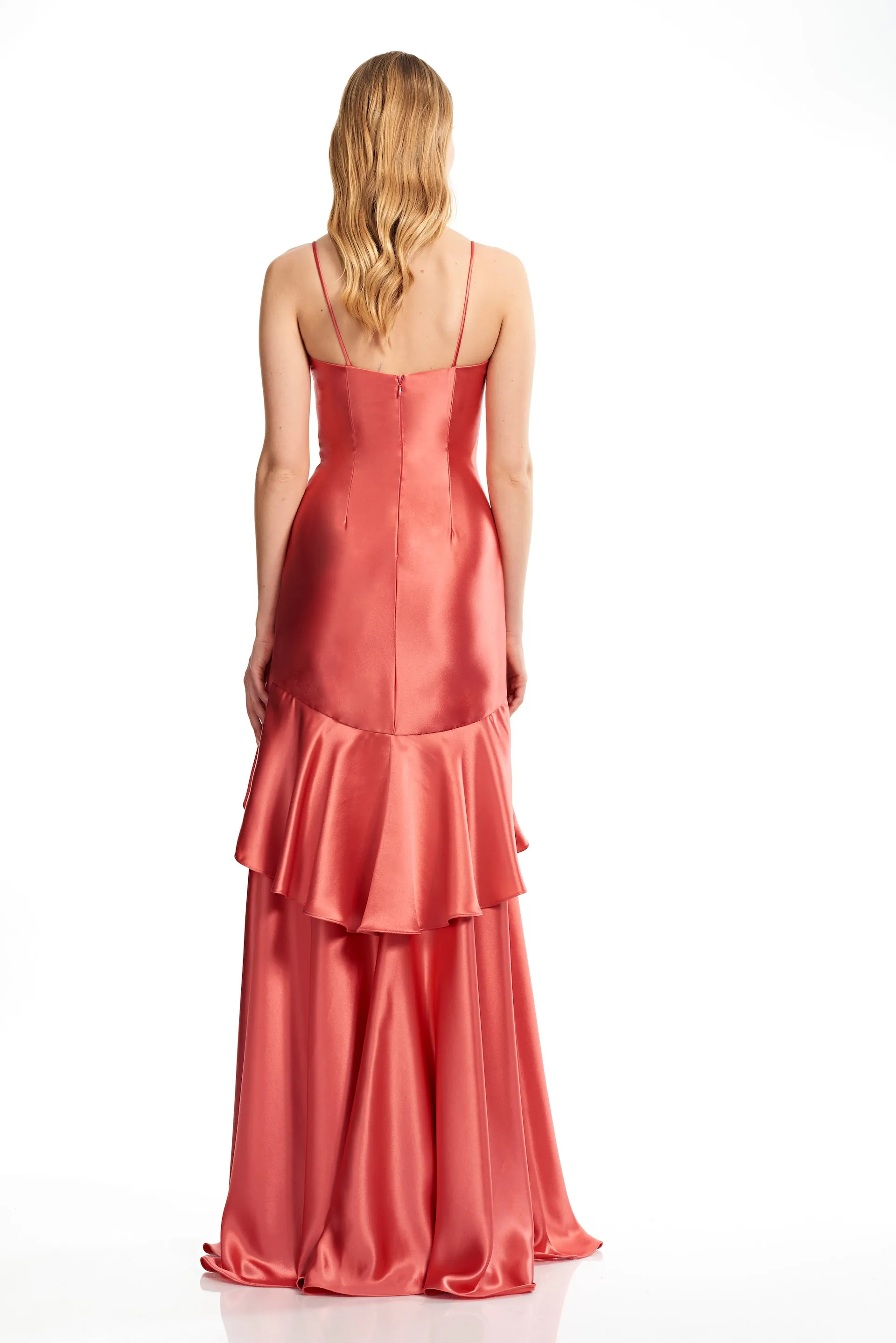 Satin Spaghetti Strap Dress