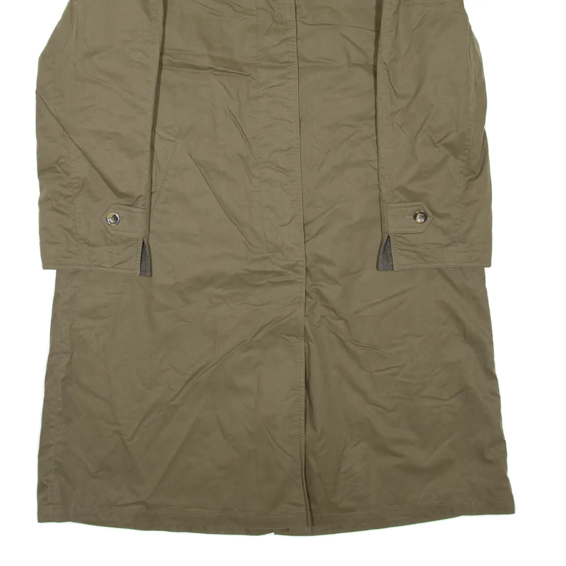 SCHNEIDERS Womens Overcoat Coat Green UK 12