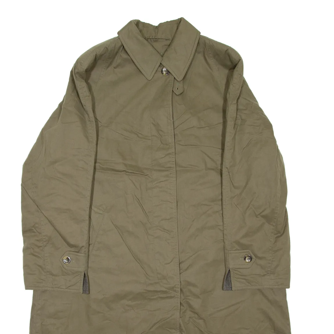 SCHNEIDERS Womens Overcoat Coat Green UK 12